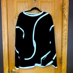 INCERUN, large, black and white shirt